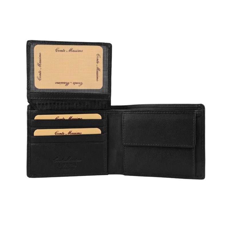 CONTE MASSIMO COFANETTO REGALO PORTAFOGLIO + PORTACHIAVI PELLE 72-7714KR — vista 9