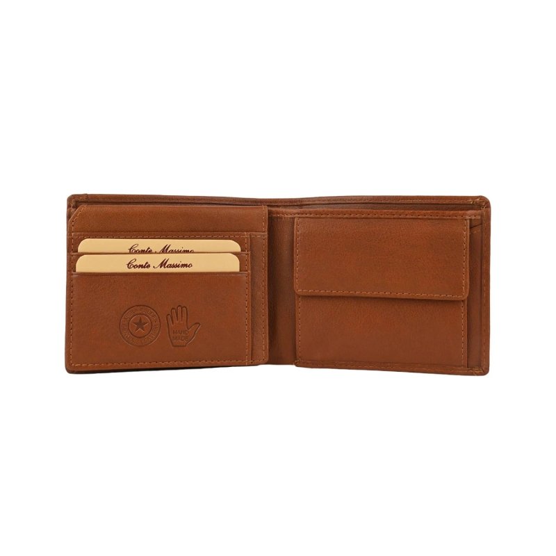 CONTE MASSIMO GIFT SET WALLET + KEYRING GENUINE LEATHER 72-7714KR — view 13