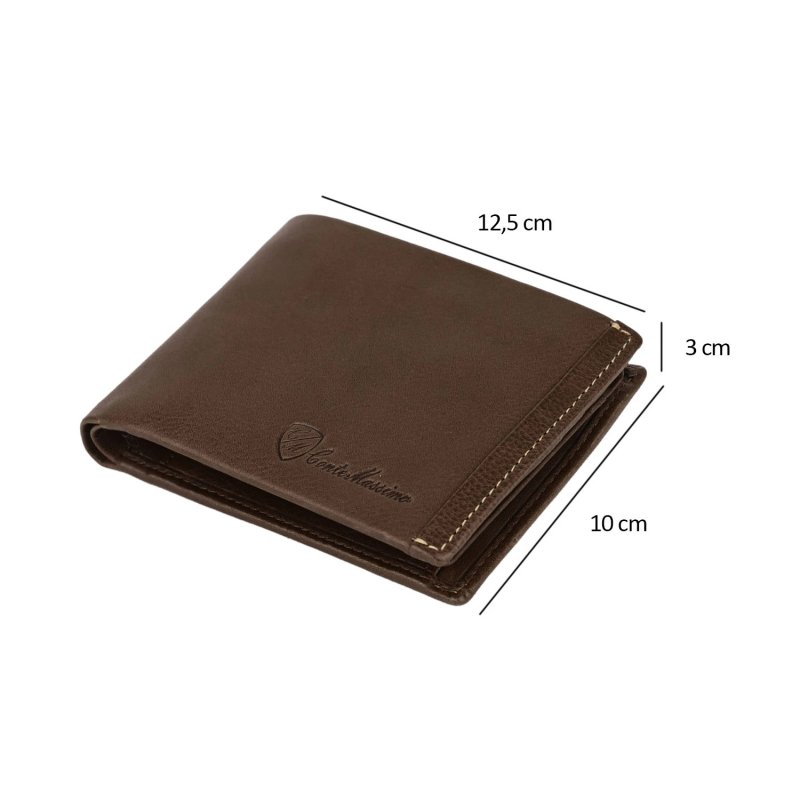 CONTE MASSIMO PORTEFEUILLE HOMME CUIR — intérieur