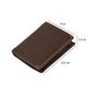 CONTE MASSIMO MEN'S VERTICAL WALLET GENUINE LEATHER CM-CE14 — inside