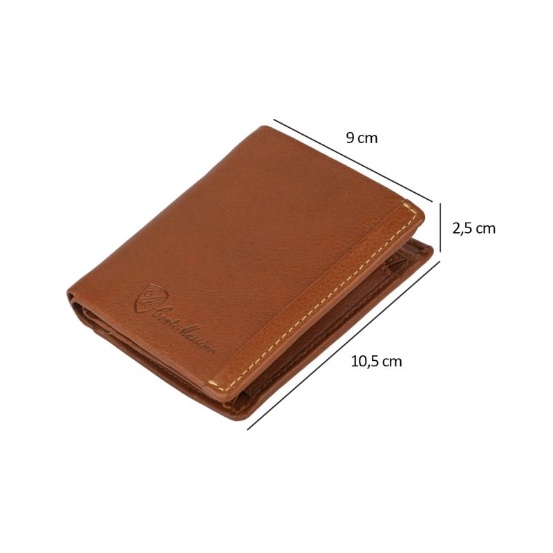 CONTE MASSIMO PORTEFEUILLE HOMME VERTICAL CUIR CM-CE14 — vue 12