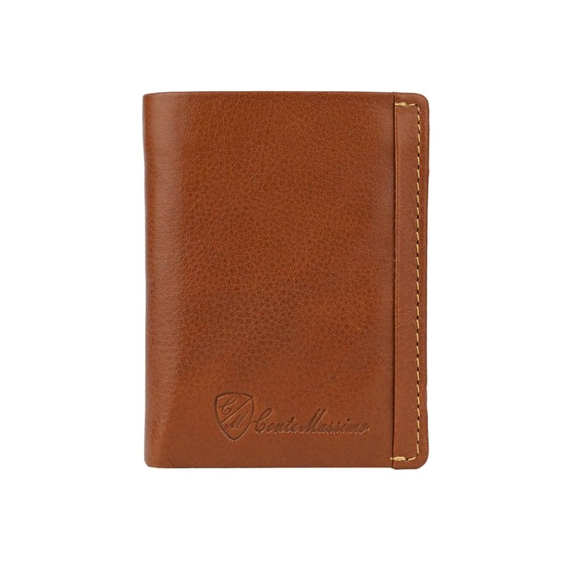 CONTE MASSIMO MEN'S VERTICAL WALLET GENUINE LEATHER CM-CE82
