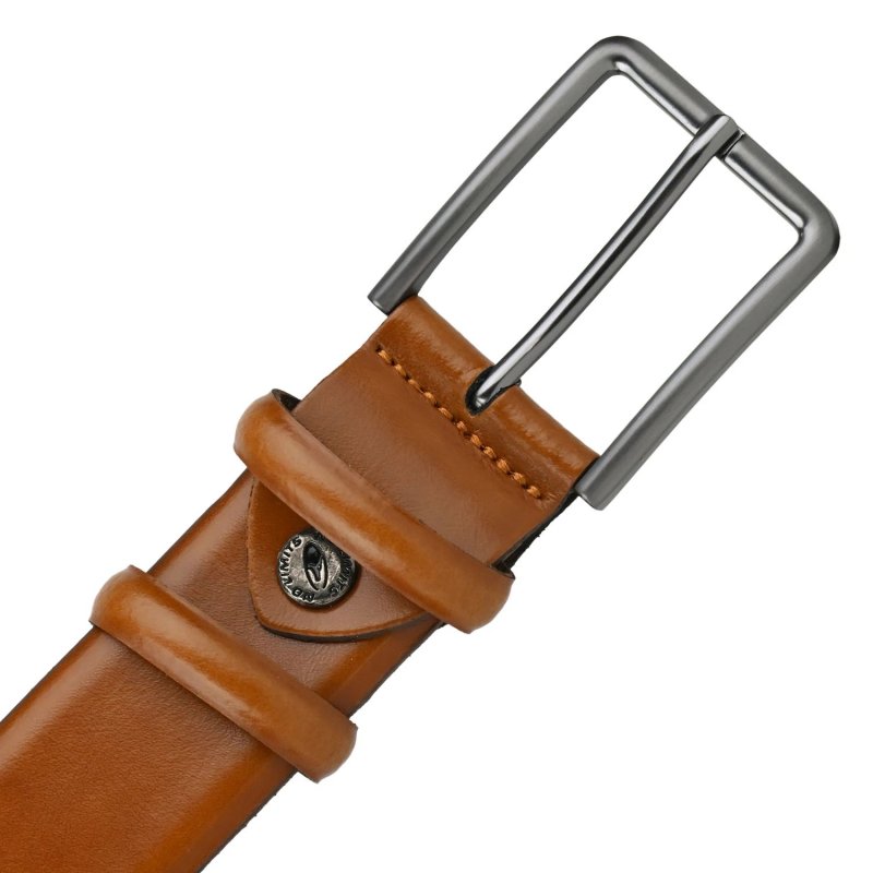 NO LIMITS HERRENGÜRTEL LEDER MADE IN ITALY 3,5 CM 5006 — Rückansicht