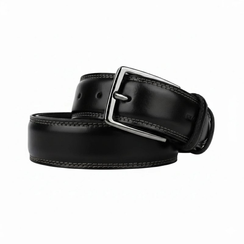 NO LIMITS LEATHER BELT MADE IN ITALY 3.5 CM 5005 — view 10
