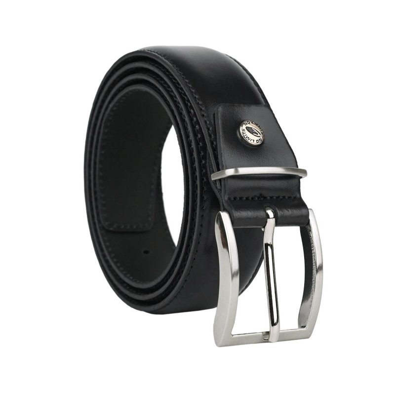 NO LIMITS Men's Leather Belt Made in Italy 3.5 cm — detail