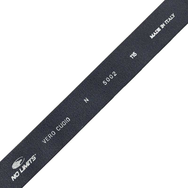 NO LIMITS HERRENGÜRTEL LEDER MADE IN ITALY 4 CM 5001 — Innenansicht