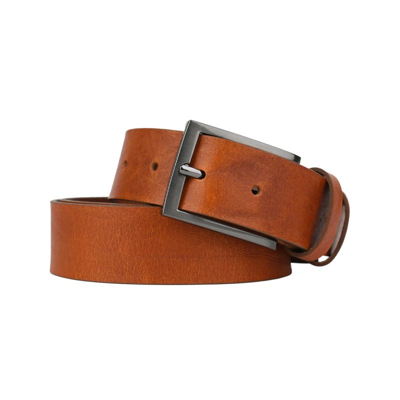 NO LIMITS HERRENGÜRTEL LEDER MADE IN ITALY 4 CM 5001 — Logo-Detail