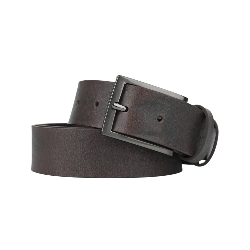 NO LIMITS HERRENGÜRTEL LEDER MADE IN ITALY 3,5 CM 5002 — Vorderansicht