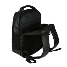 POLICE MEN'S BACKPACK FAUX LEATHER LAPTOP HOLDER BLACK PT3652670 2