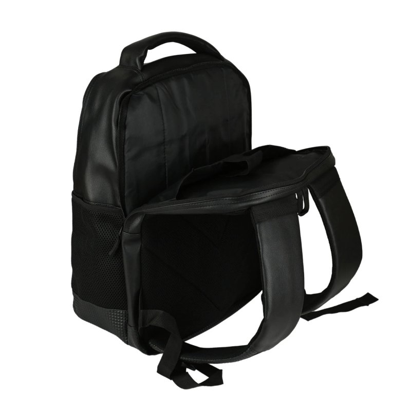 POLICE RUCKSACK HERREN KUNSTLEDER LAPTOPFACH SCHWARZ PT3652670 — Vorderansicht