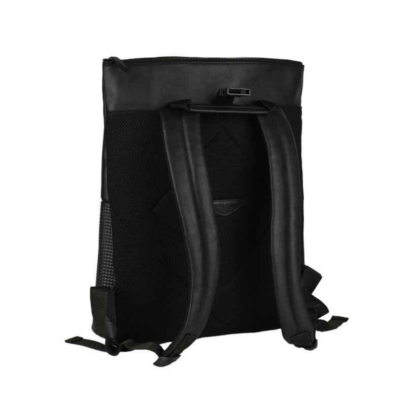 POLICE ZAINO UOMO SIMILPELLE NERO PTP10564947 — vista posteriore