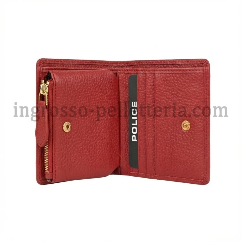 POLICE WOMEN'S SMALL GENUINE LEATHER WALLET PTL131310755 — view 38