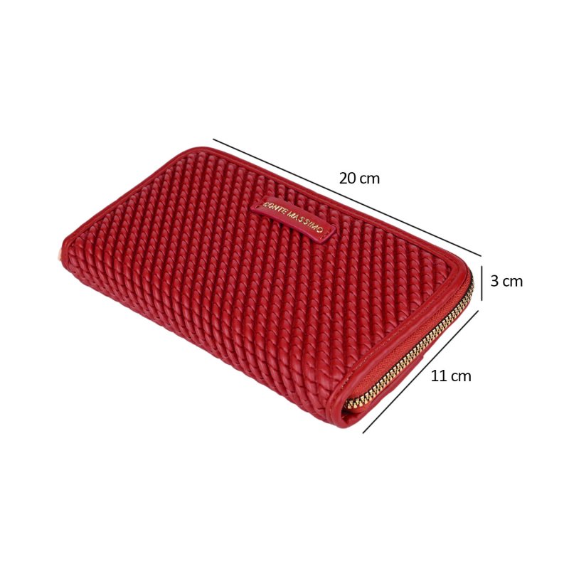 CONTE MASSIMO PORTEFEUILLE FEMME SIMILICUIR CM-2502 — vue arrière