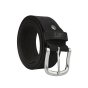 NO LIMITS LEATHER BELT 4 CM 650 — logo detail