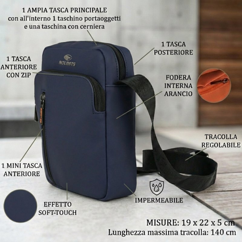 NO LIMITS BORSELLO UOMO PU 01-02 — vista 14