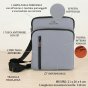 NO LIMITS MEN'S CROSSBODY BAG PU 01-03 — front view