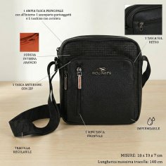 NO LIMITS BOLSO BANDOLERA HOMBRE PIEL SINTÉTICA 04-02 2