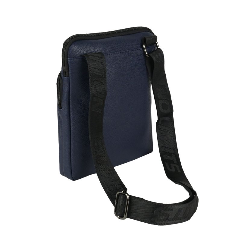 No Limits Men's Crossbody Bag, Faux Leather 04-03 — inside