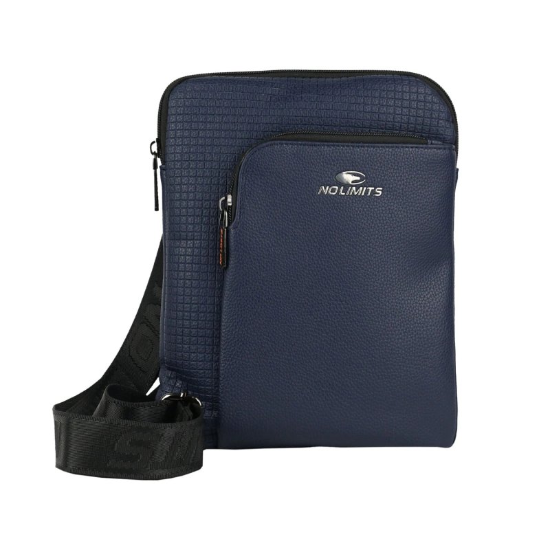 No Limits Men's Crossbody Bag, Faux Leather 04-04 — detail