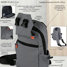 NO LIMITS BOLSO DE UNA BANDOLERA HOMBRE SINTÉTICO 2018 2