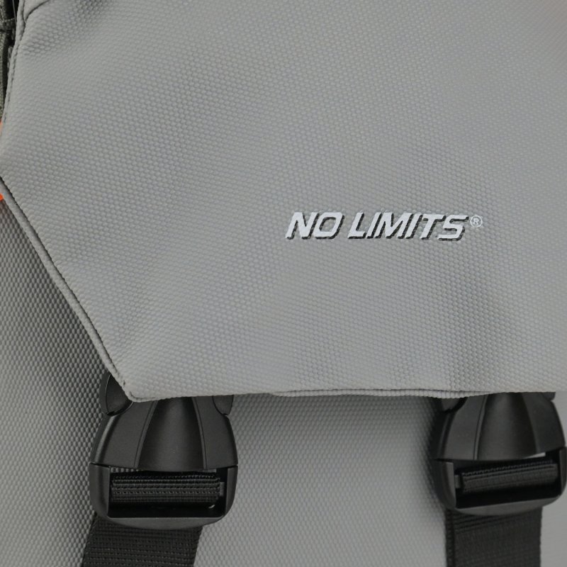 No Limits Men's One-Shoulder Crossbody Bag, Synthetic 2018 — logo detail