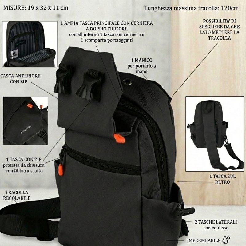 NO LIMITS BOLSO DE UNA BANDOLERA HOMBRE SINTÉTICO 2018 — vista 8