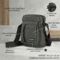 NO LIMITS Men's Crossbody Bag, Synthetic, 2028 — logo detail