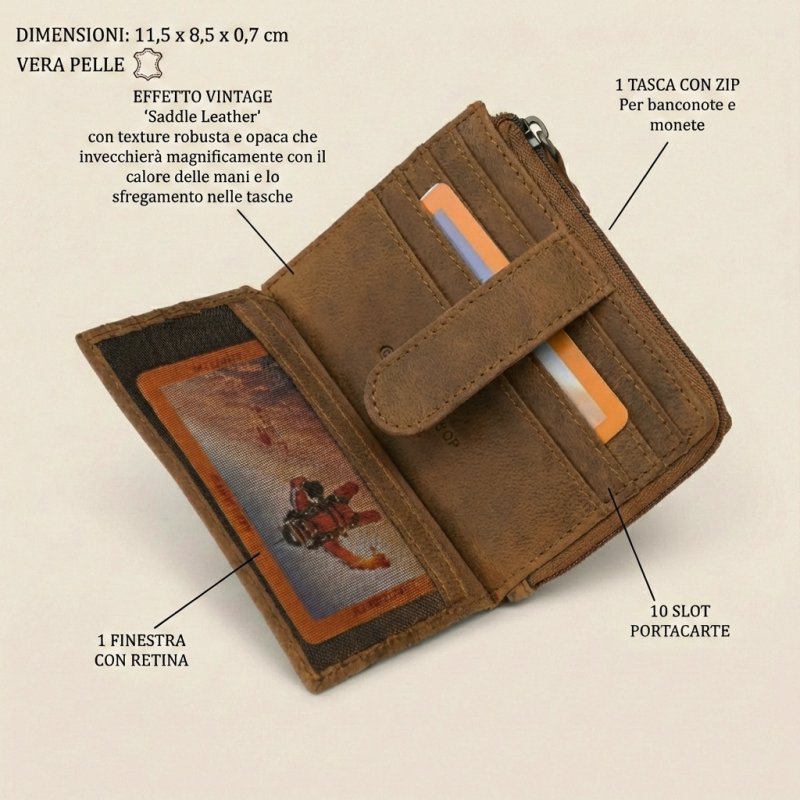NO LIMITS TARJETERO UNISEX PIEL 803-CC1 — vista 7