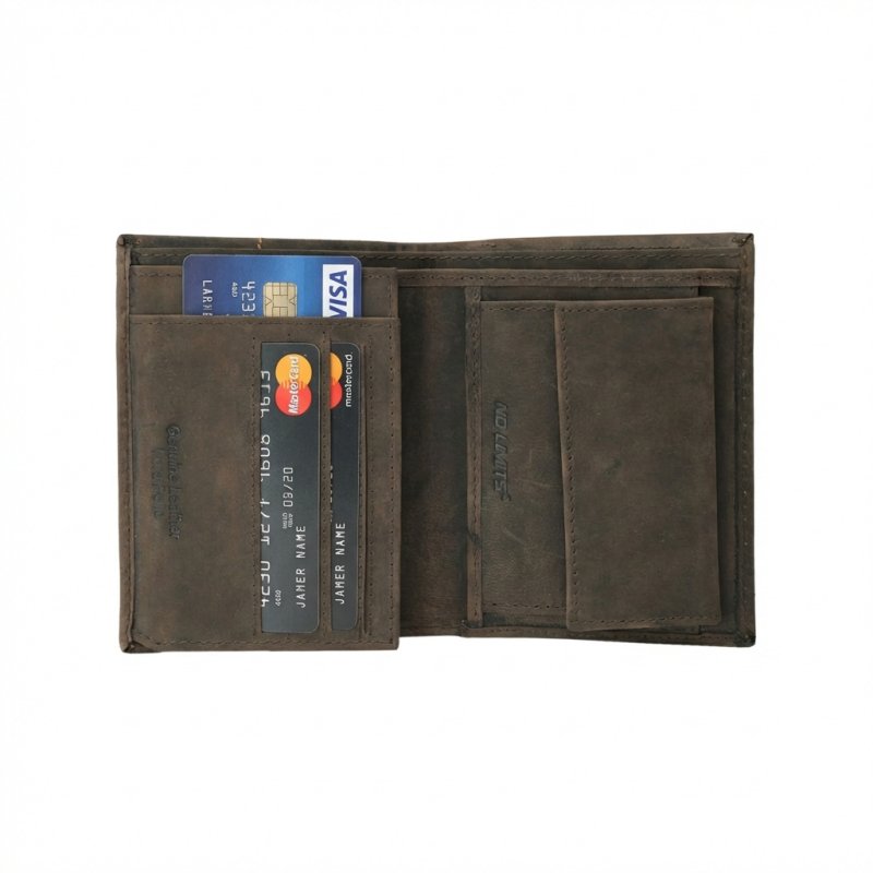 NO LIMITS PORTEFEUILLE HOMME VERTICAL CUIR 803-5 — détail logo