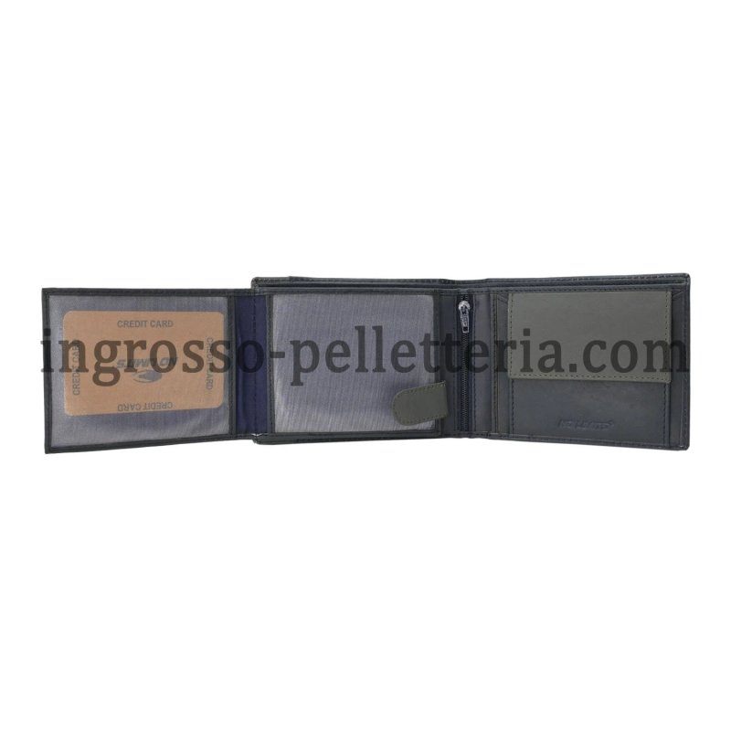 NO LIMITS MEN'S GENUINE LEATHER WALLET PLAIN-76 — view 19