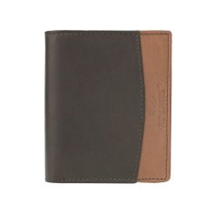 NO LIMITS MEN'S VERTICAL GENUINE LEATHER WALLET PLAIN-MNC
