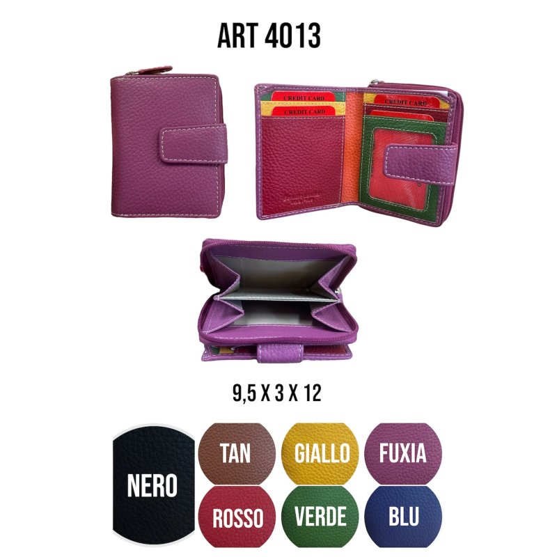 CARTERA MUJER PIEL ART4013