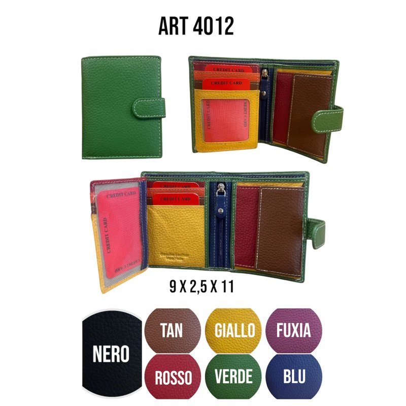 DAMENBRIEFTASCHE LEDER ART4012