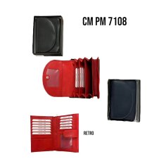 PORTEFEUILLE FEMME CUIR CM-PM-7108