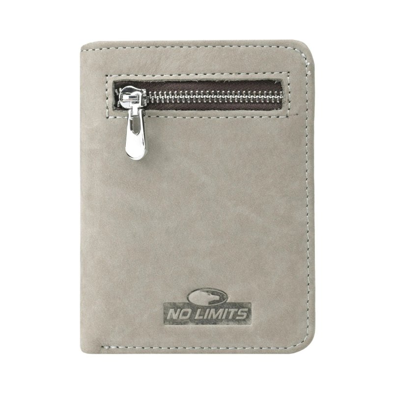 NO LIMITS PORTEFEUILLE VERTICAL CUIR NUBUCK — détail
