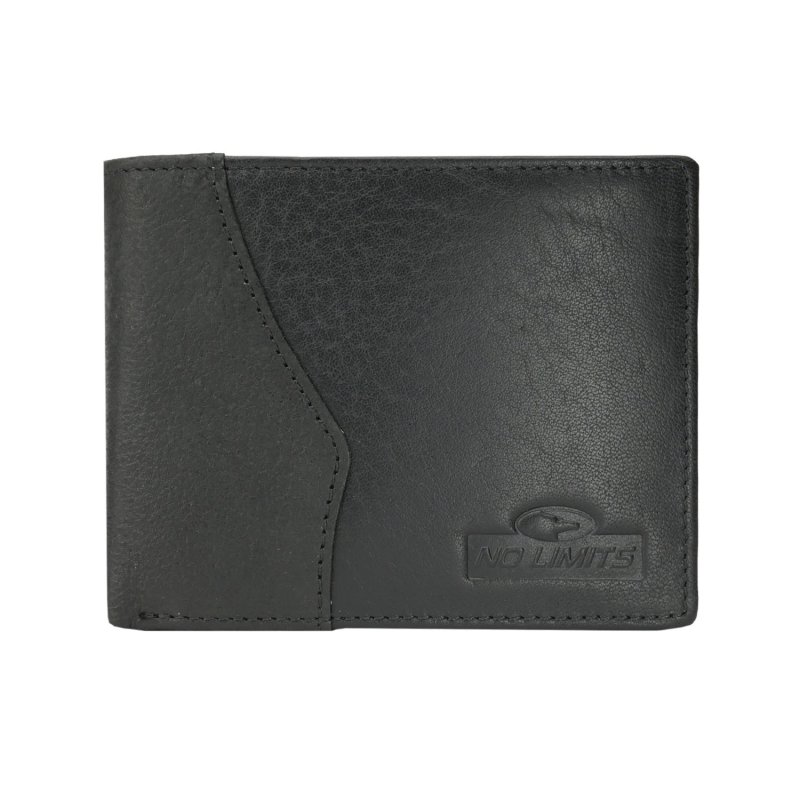 No Limits Genuine Leather Men's Wallet NL-STYLE12 — logo detail
