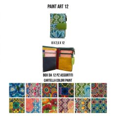 Women's Hand-Painted Genuine Leather Wallet ART12