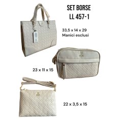 LANCETTI DAMENTASCHEN-SET 3 STÜCK SET 457-1