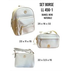 LANCETTI WOMEN'S BAG SET 3 PIECES SET-456-1 2