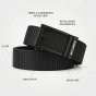 NO LIMITS CINTURA MILITARE NYLON 3,5 CM — vista 10