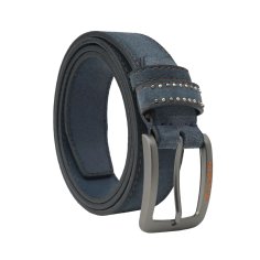 NO LIMITS MEN'S SUEDE BELT WITH STUDS 3.5 CM NL-07