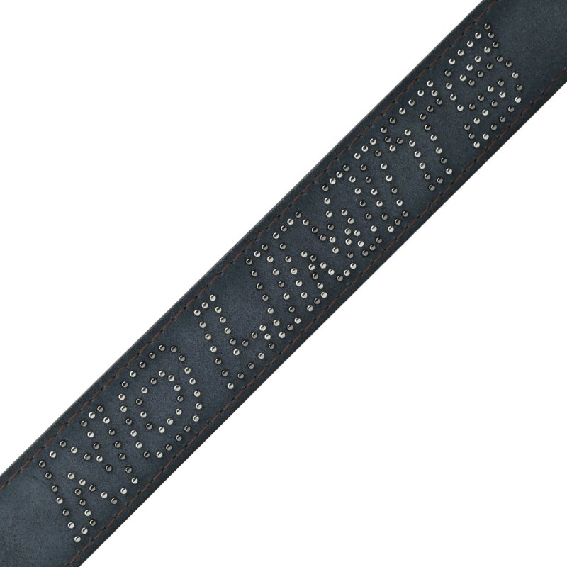 NO LIMITS HERRENGÜRTEL AUS WILDLEDER MIT NIETEN 3,5 CM NL-07 — Innenansicht