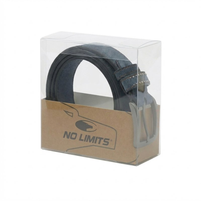 NO LIMITS HERRENGÜRTEL AUS WILDLEDER MIT NIETEN 3,5 CM NL-07 — Detail