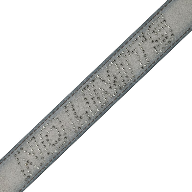 NO LIMITS MEN'S SUEDE BELT WITH STUDS 3.5 CM NL-07 — view 19