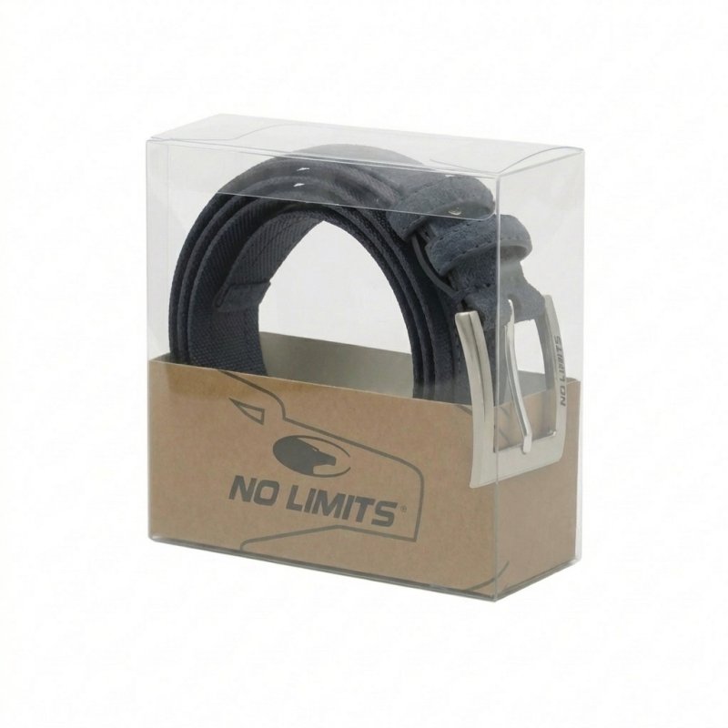 NO LIMITS CINTURA UOMO SCAMOSCIATA CON NYLON 3,5 CM NL-10 — interno