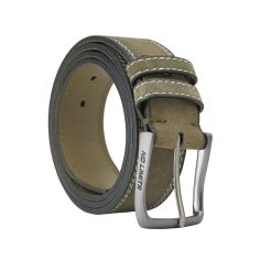 CEINTURE HOMME NO LIMITS EN CUIR DAIM 4 CM NL-08