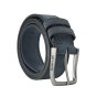 CINTURÓN HOMBRE NO LIMITS DE ANTE 4 CM NL-08 — detalle del logotipo