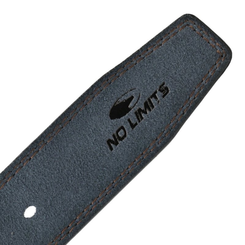 CEINTURE HOMME NO LIMITS EN CUIR DAIM 4 CM NL-08 — vue 9