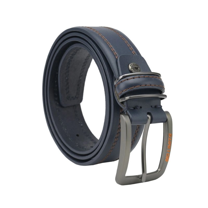 CEINTURE HOMME NO LIMITS CUIR 3,5 CM NL-01 — détail