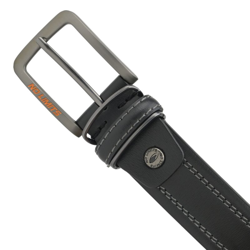 NO LIMITS MEN'S LEATHER BELT 3.5 CM NL-01 — view 11